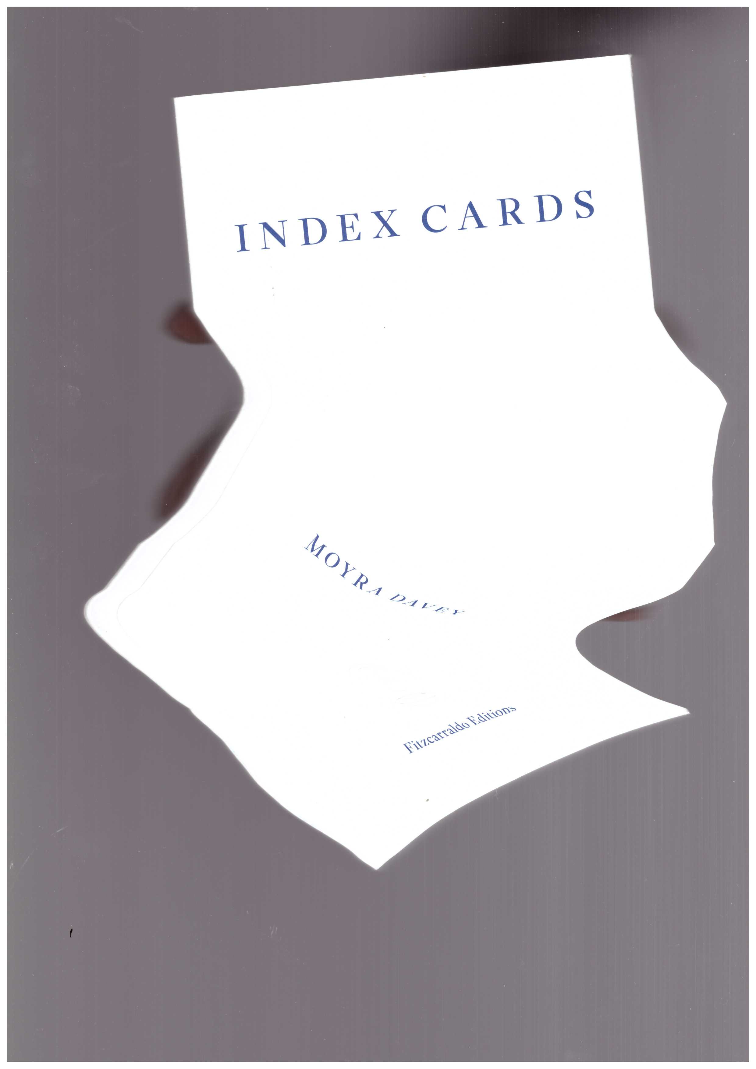 DAVEY, Moyra  - Index Cards (UK edition)