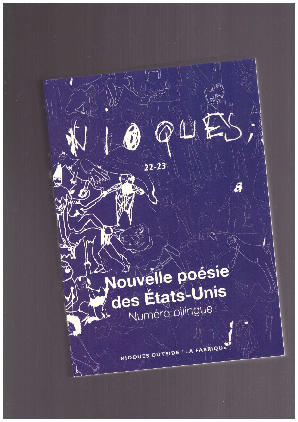 Double Change (eds) - Nioques n°22-23 Nouvelle poésie des États-Unis