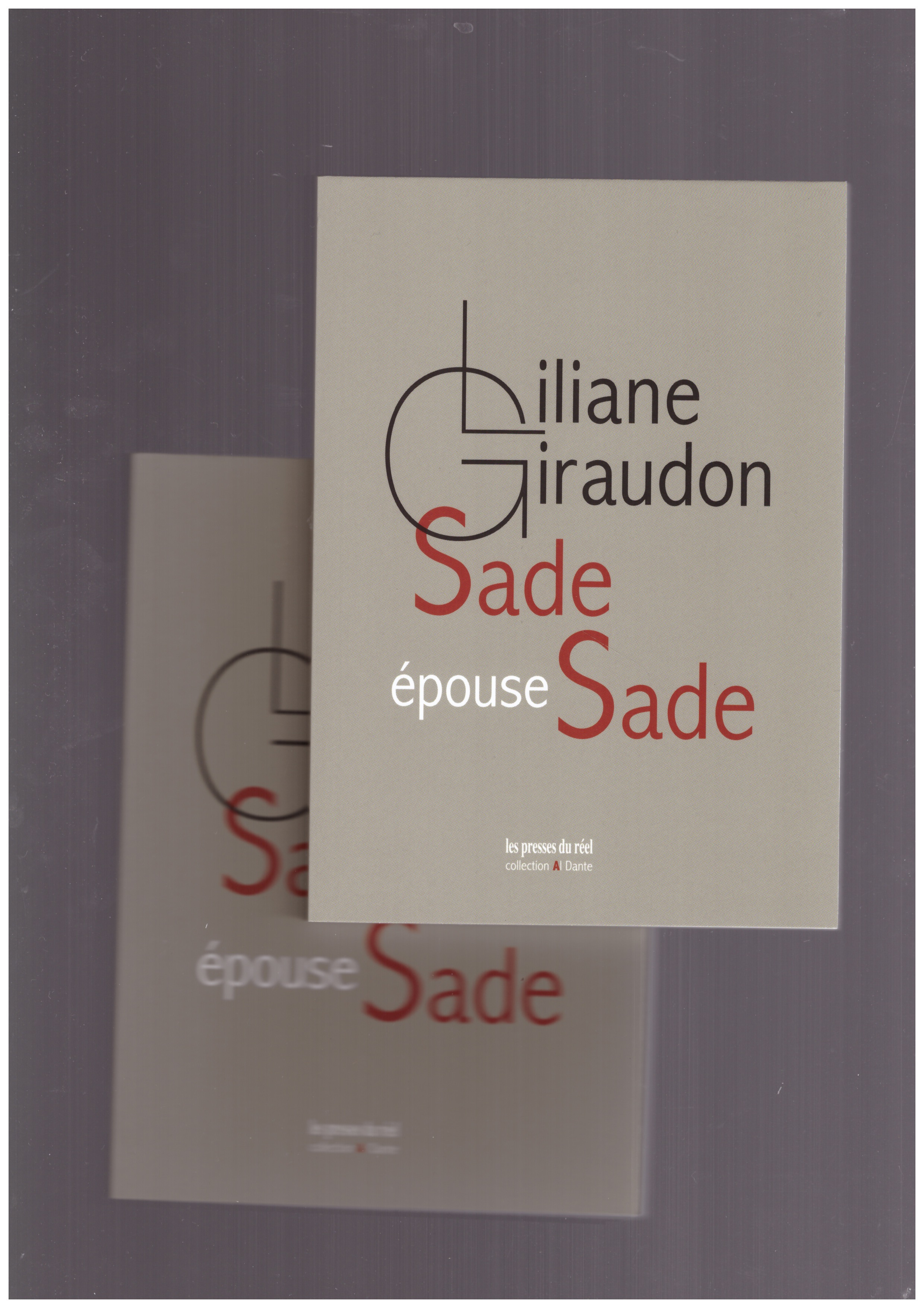 GIRAUDON, Liliane - Sade épouse Sade