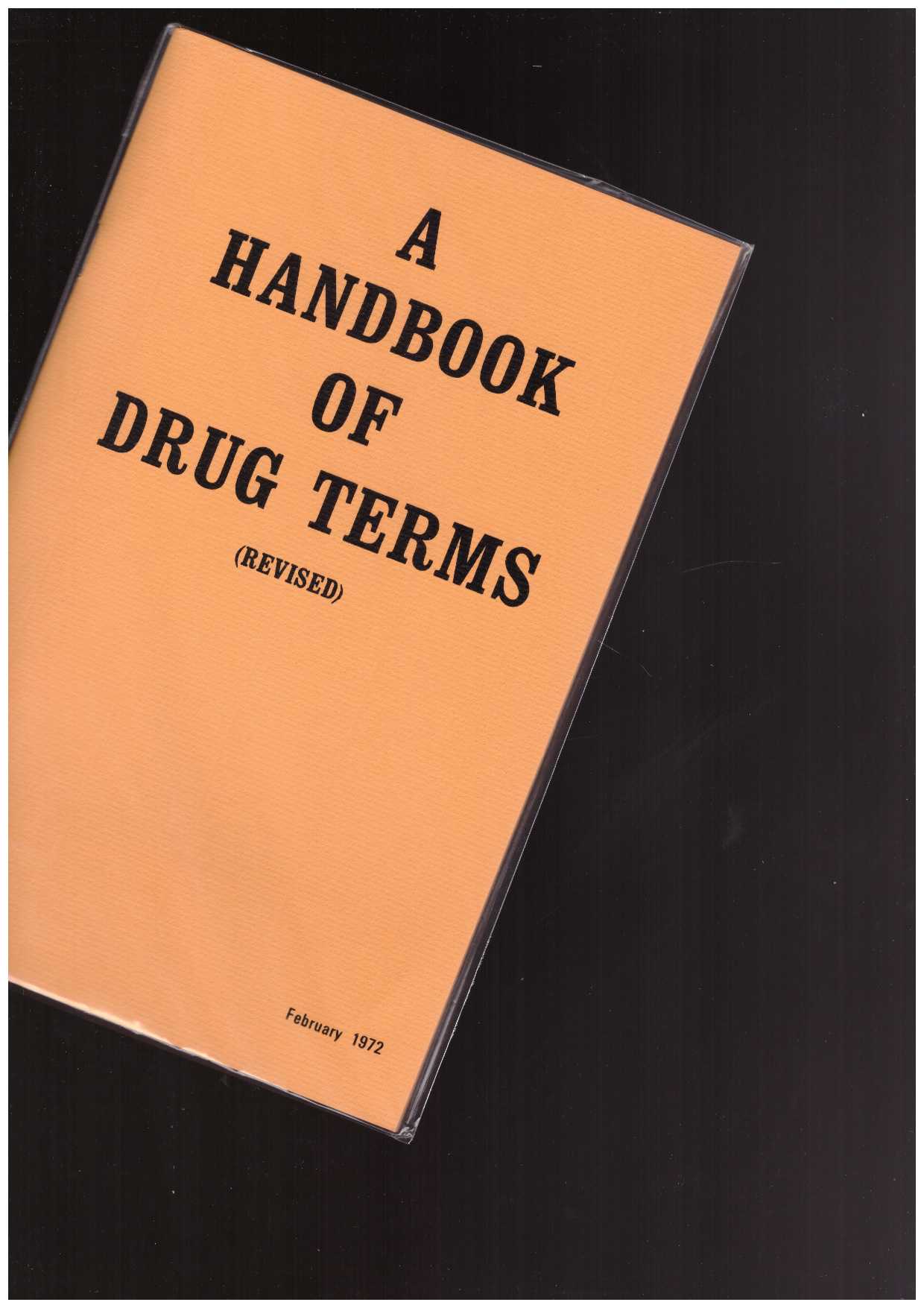 Various - A Handbook of Drug Terms