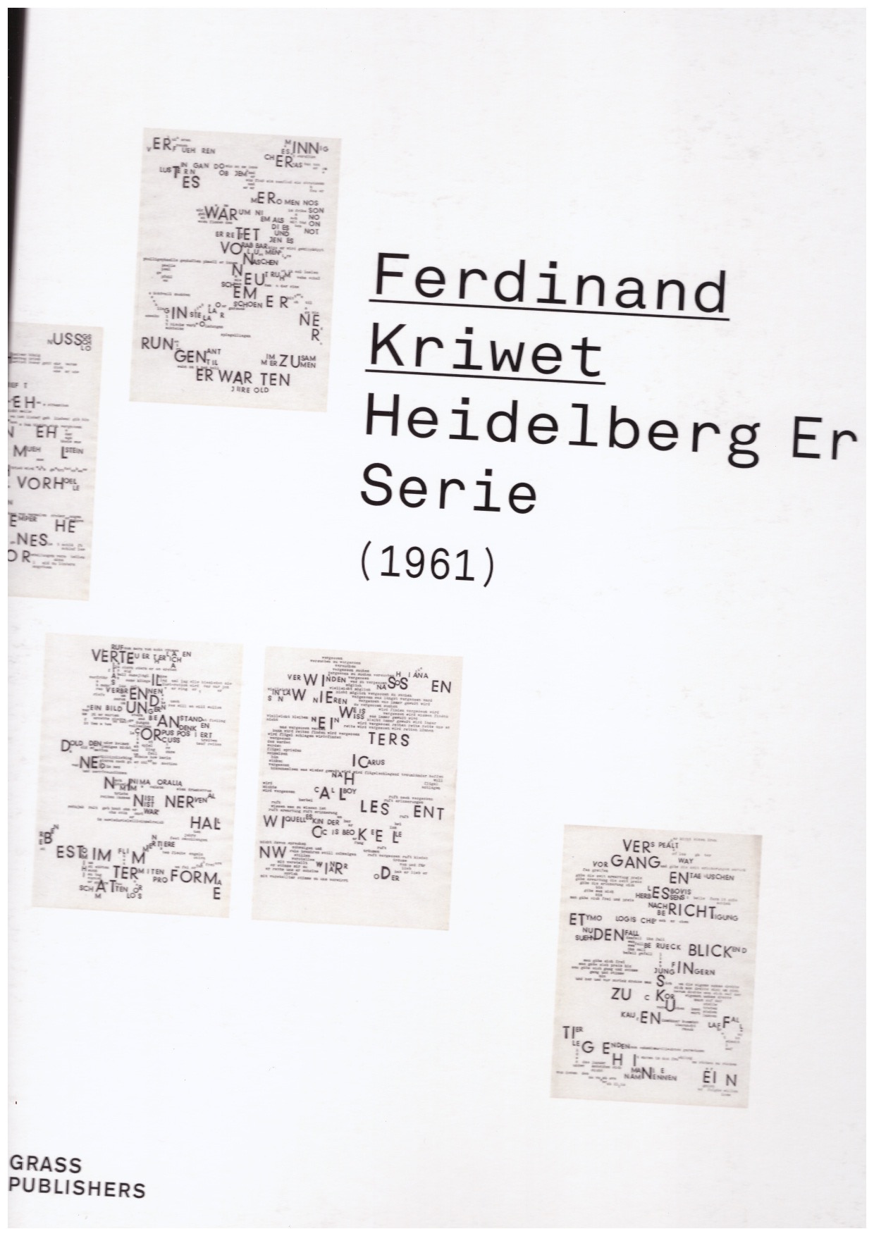 KRIWET, Ferdinand - Heidelberg Er–Serie
