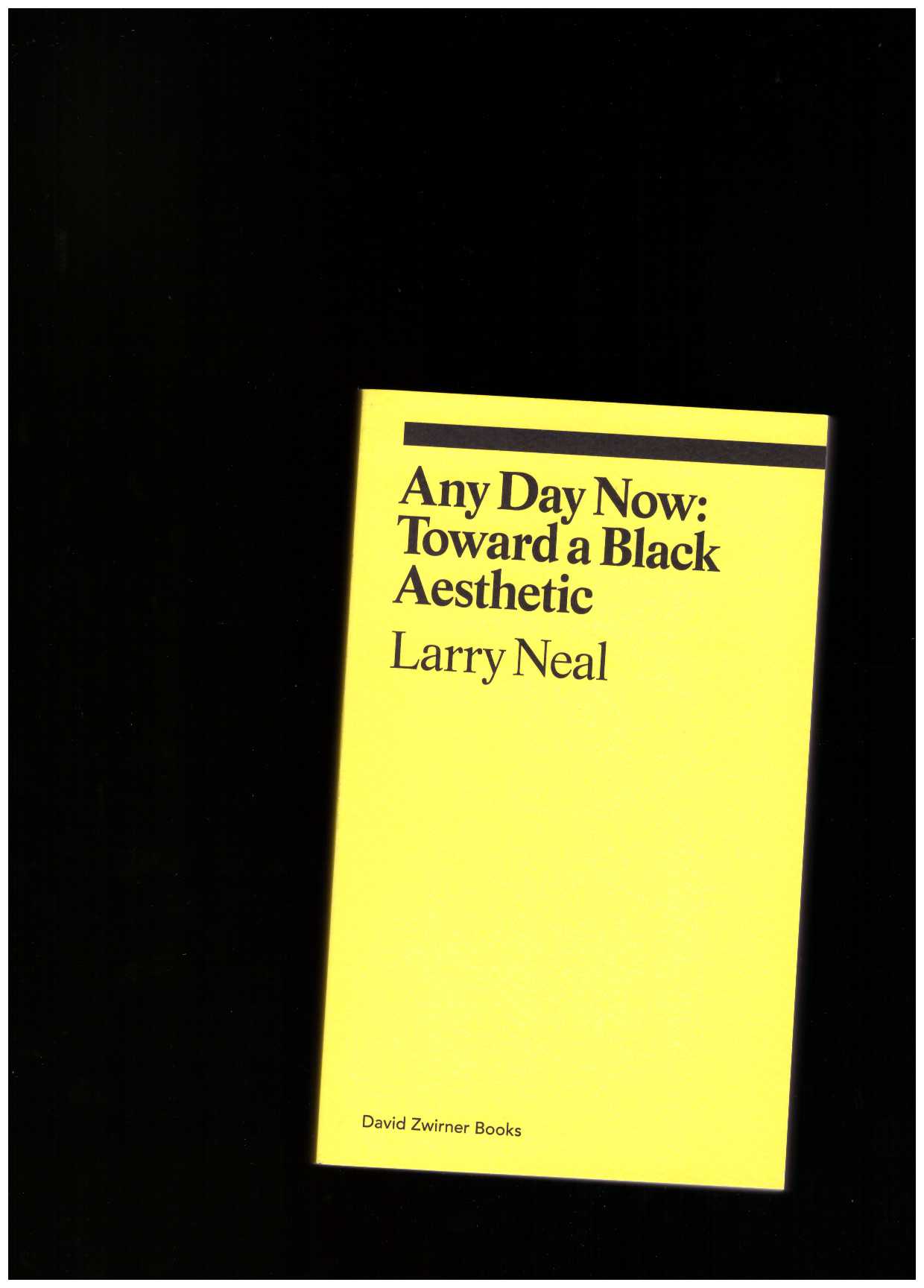 NEAL, Larry; BISWAS, Allie (ed.) - Any Day Now: Toward a Black Aesthetic