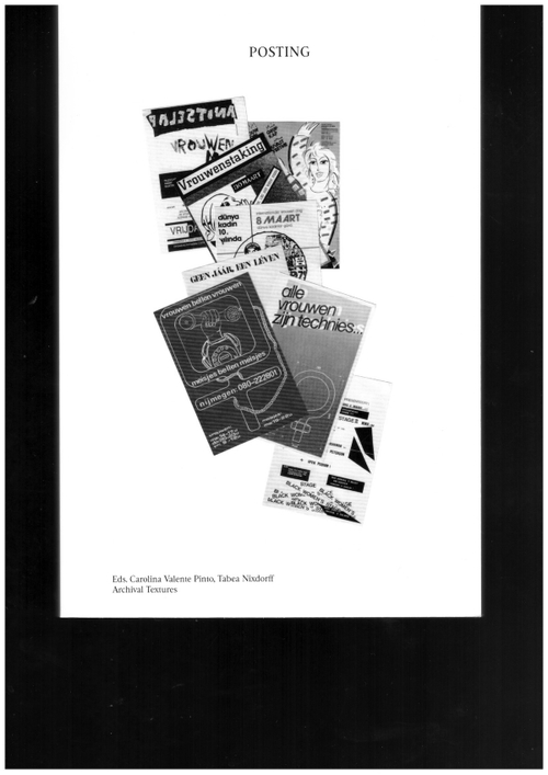 VALENTE PINTO, Carolina; NIXDORFF, Tabea (eds.) - Posting (Archival Textures)