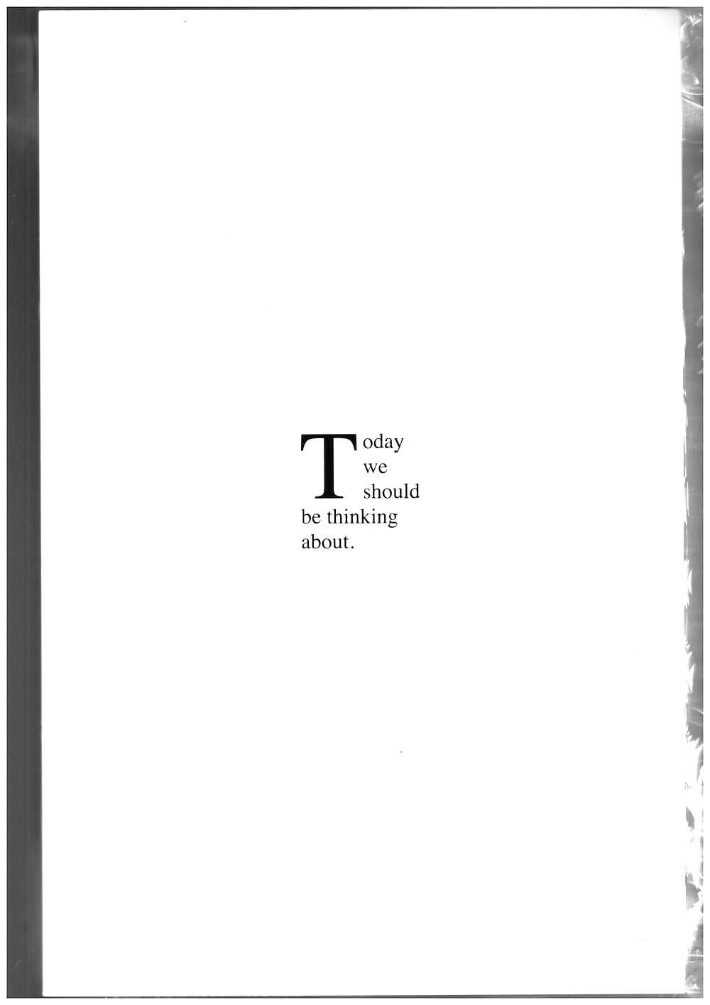 HUBERMAN, Anthony (ed.) - The Artist’s Institute: Today we should be thinking about.