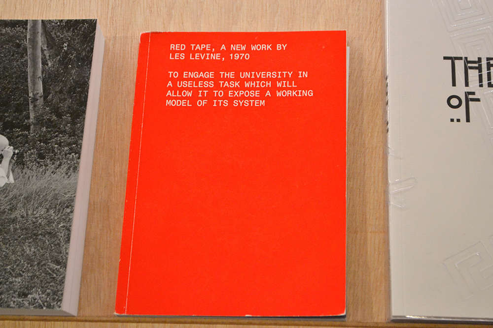 LEVINE, Les - Red Tape, A New Work by Les Levine, 1970