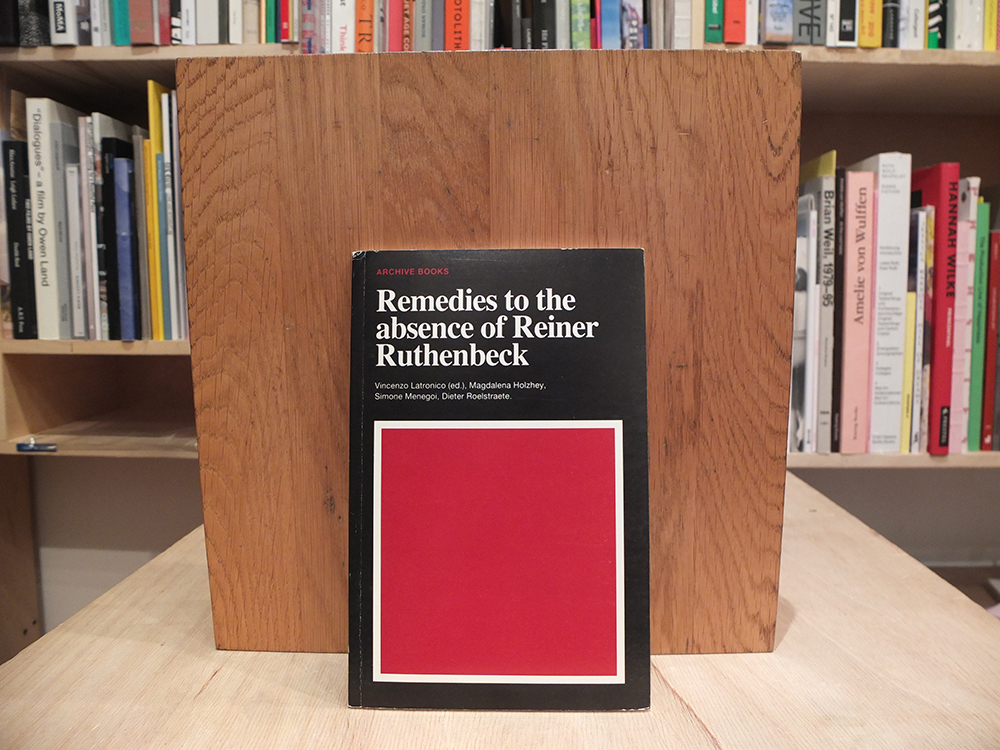 RUTHENBECK, Reiner; LATRONICO, Vincenzo (ed.) - Remedies to the absence of Reiner Ruthenbeck