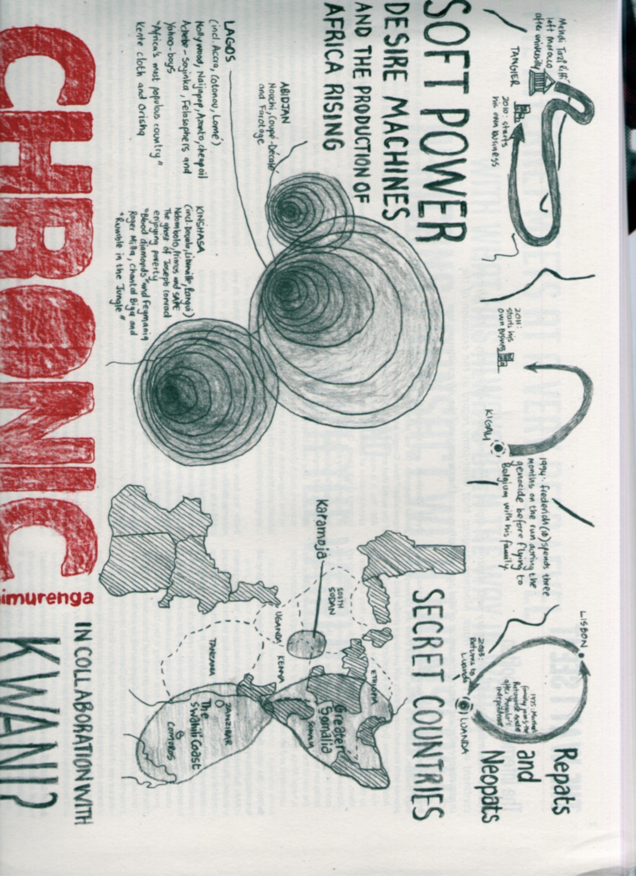 EDJABE, Ntone (ed.) - The Chimurenga Chronic. New Cartographies (March 2015)