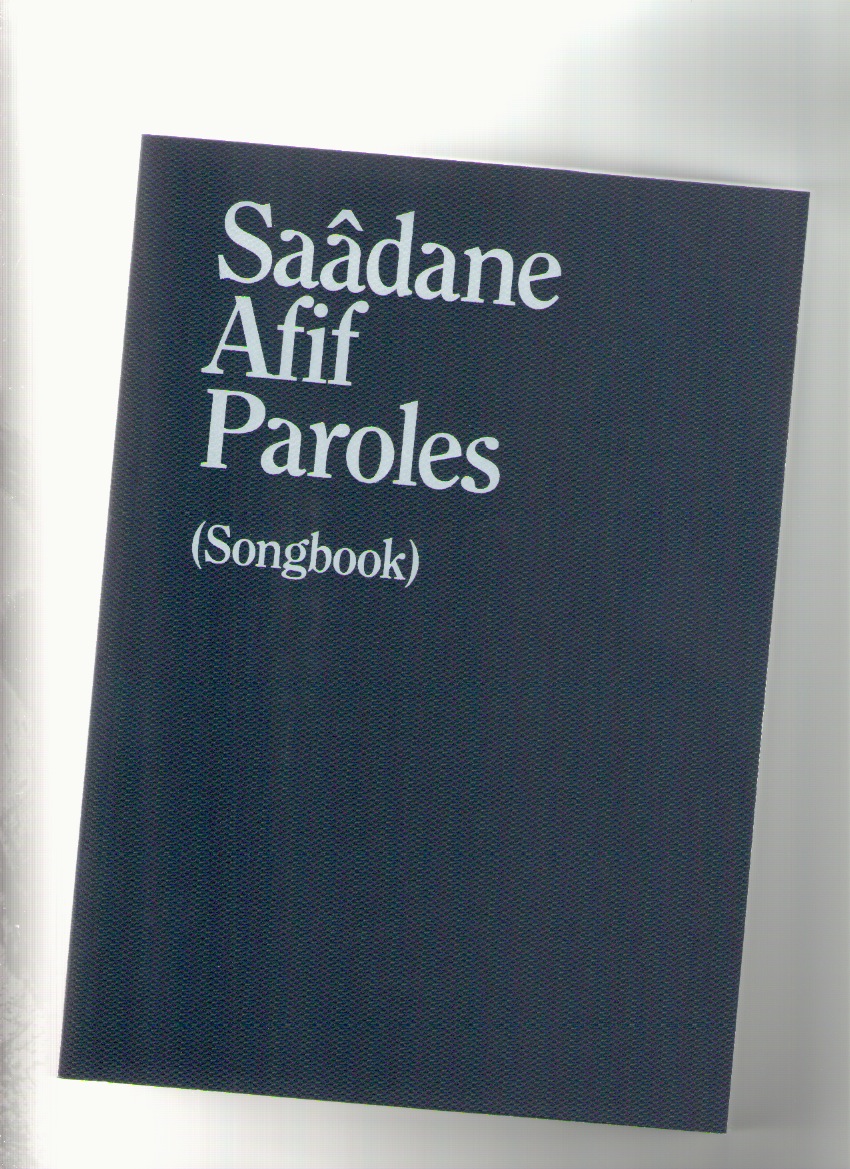 AFIF, Saâdane - Paroles (Songbook)