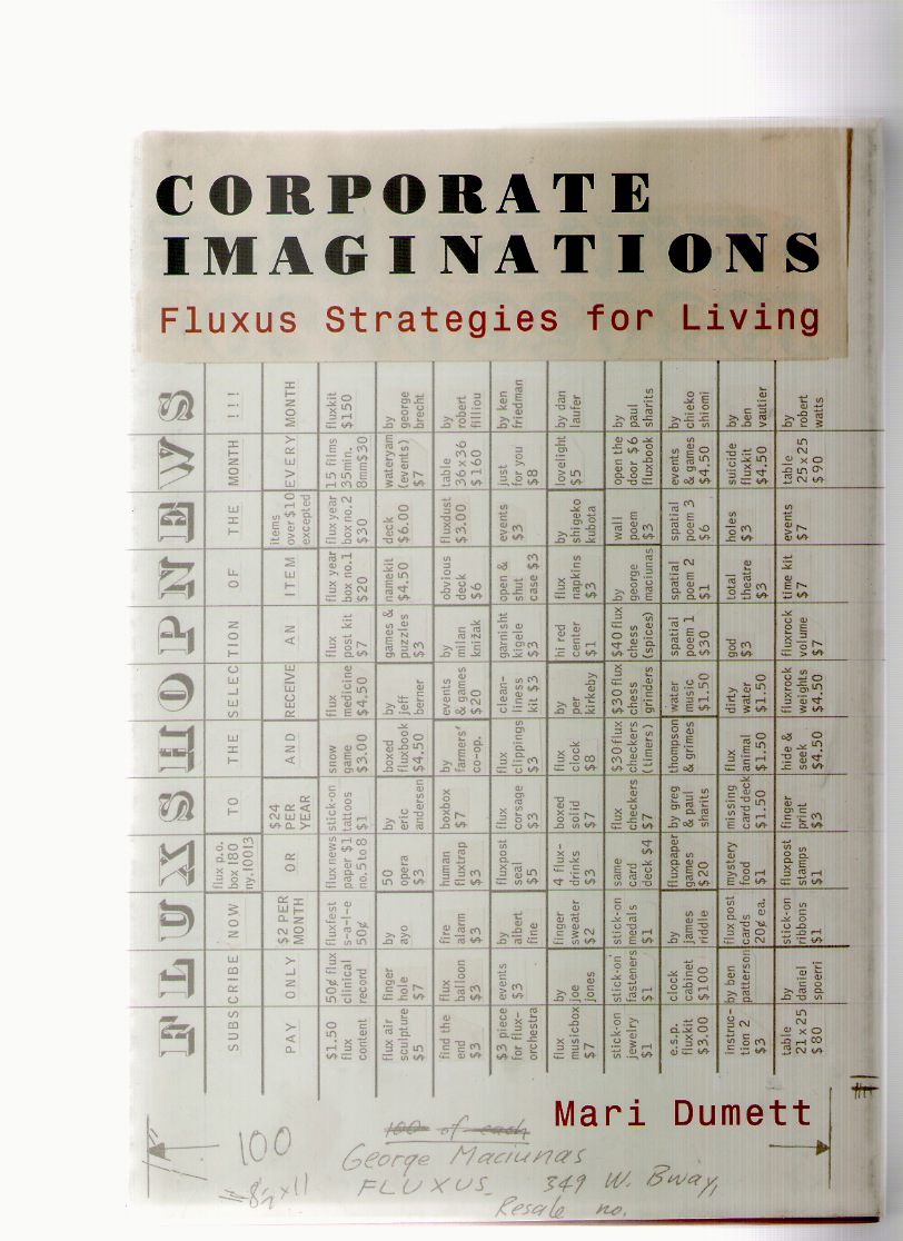 DUMETT, Mari - Corporate Imaginations. Fluxus Strategies for Living