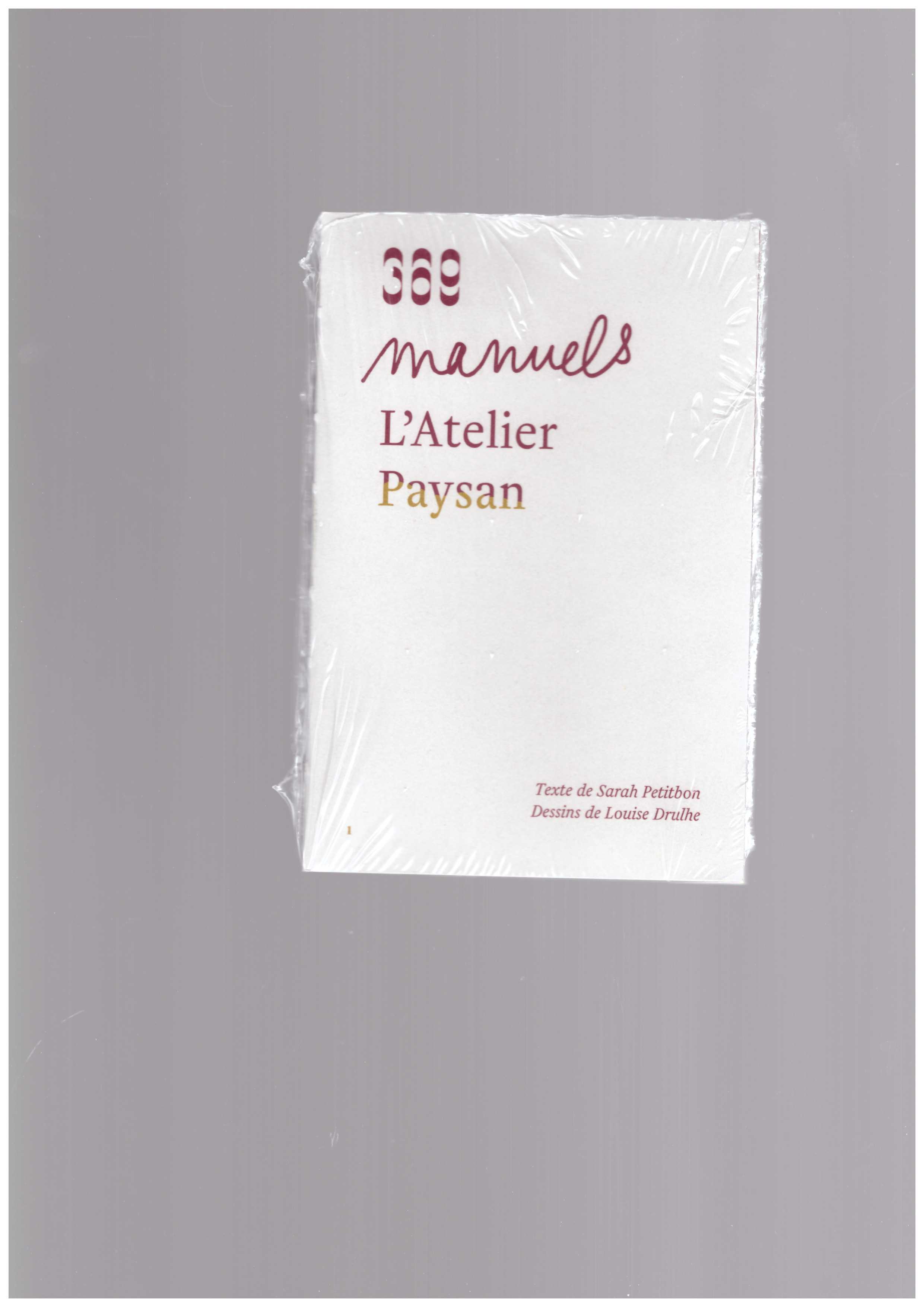 PETITBON, Sarah - L'Atelier Paysan