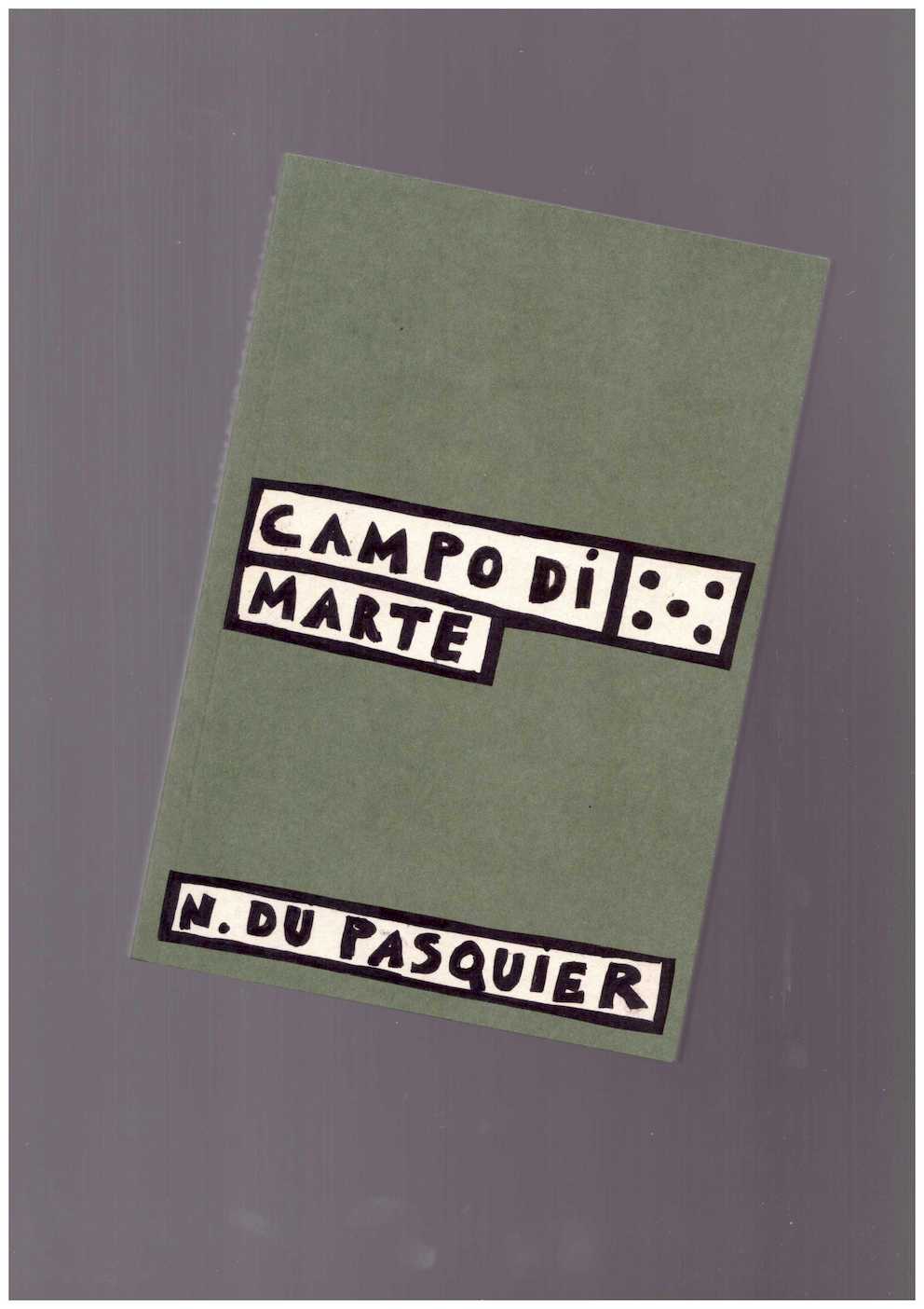 DU PASQUIER, Nathalie - Campo di Marte