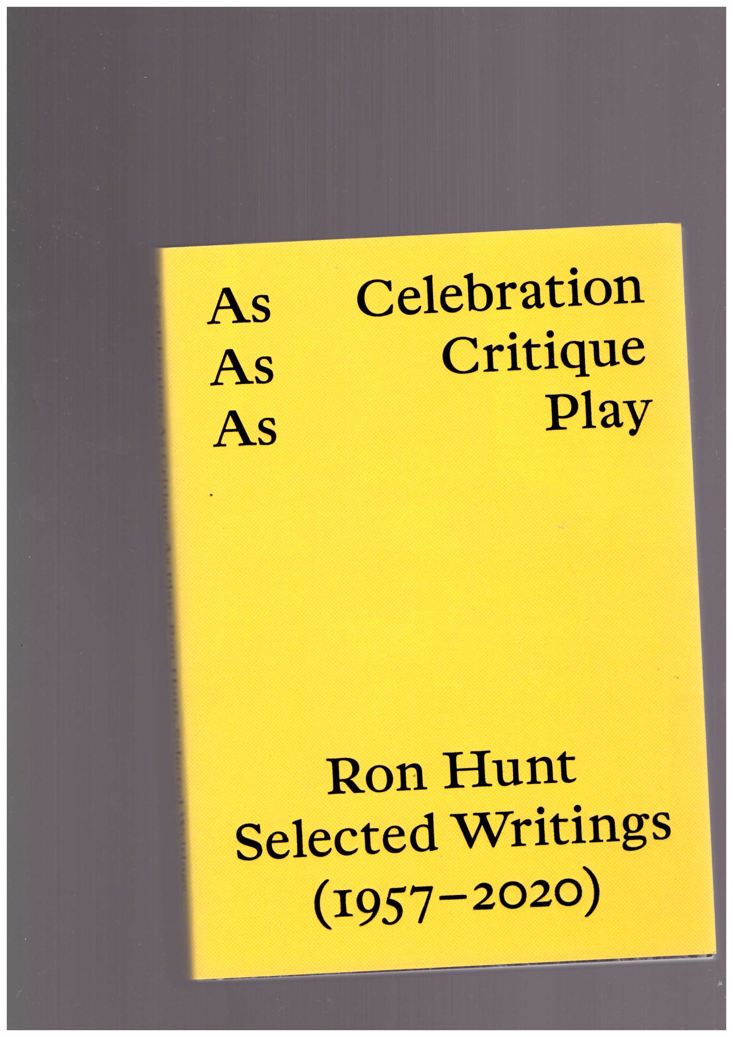 STUART, Matthew Stuart ; WALSH-LISTER, Andrew  - As Celebration, As Critique, As Play