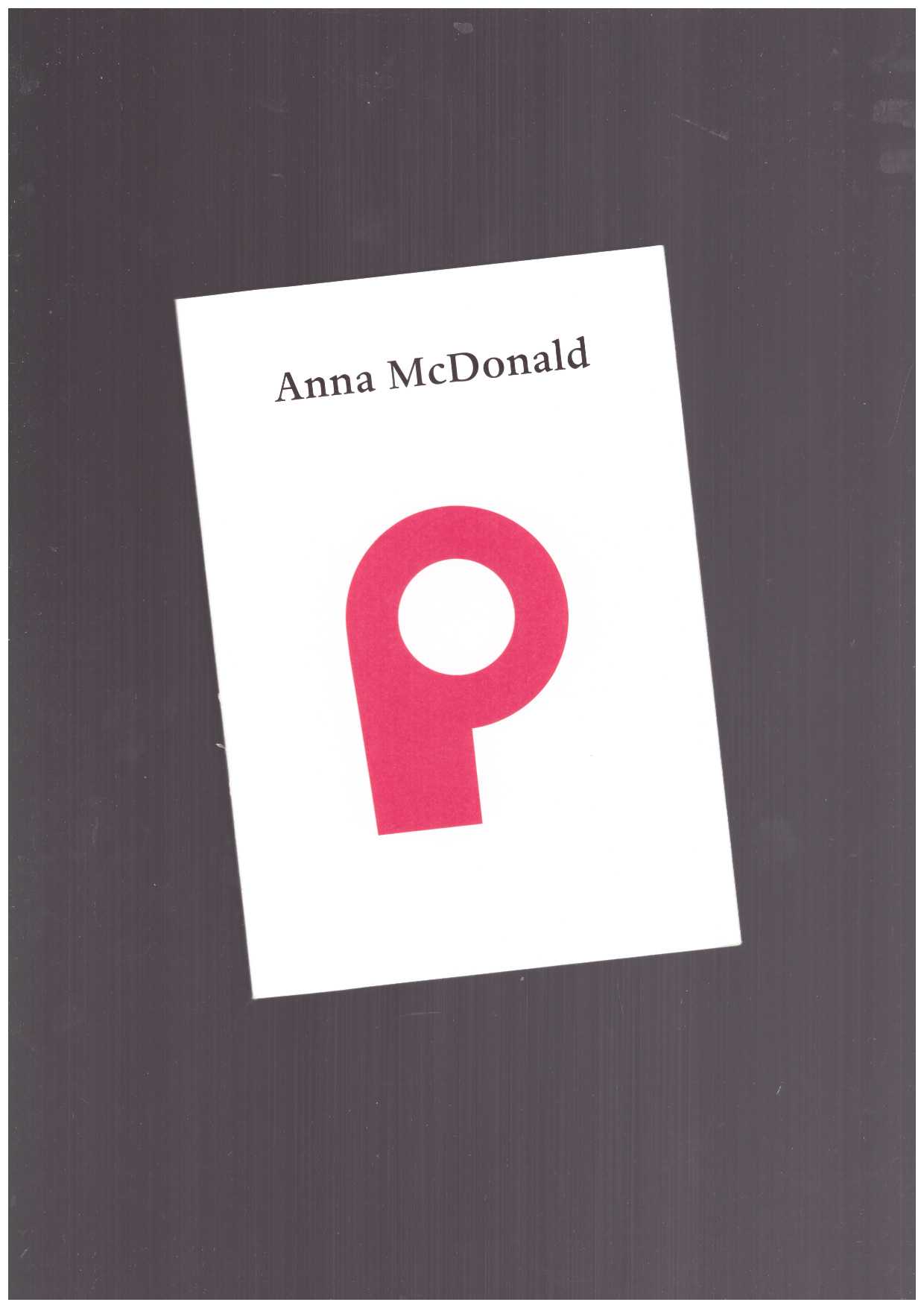 MCDONALD, Anna - Anna McDonald