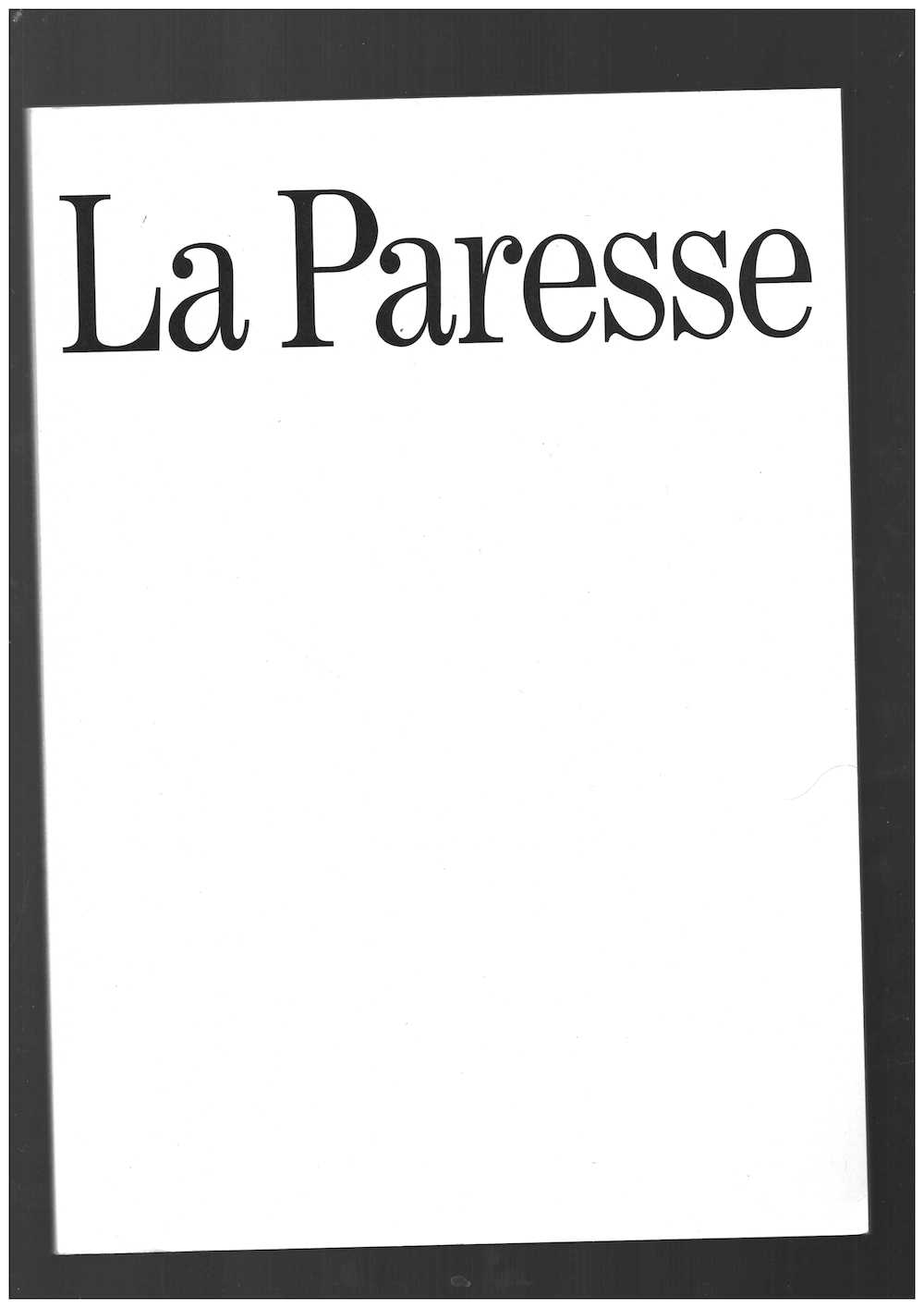 DELALANDE, Margot (ed.) - La Paresse