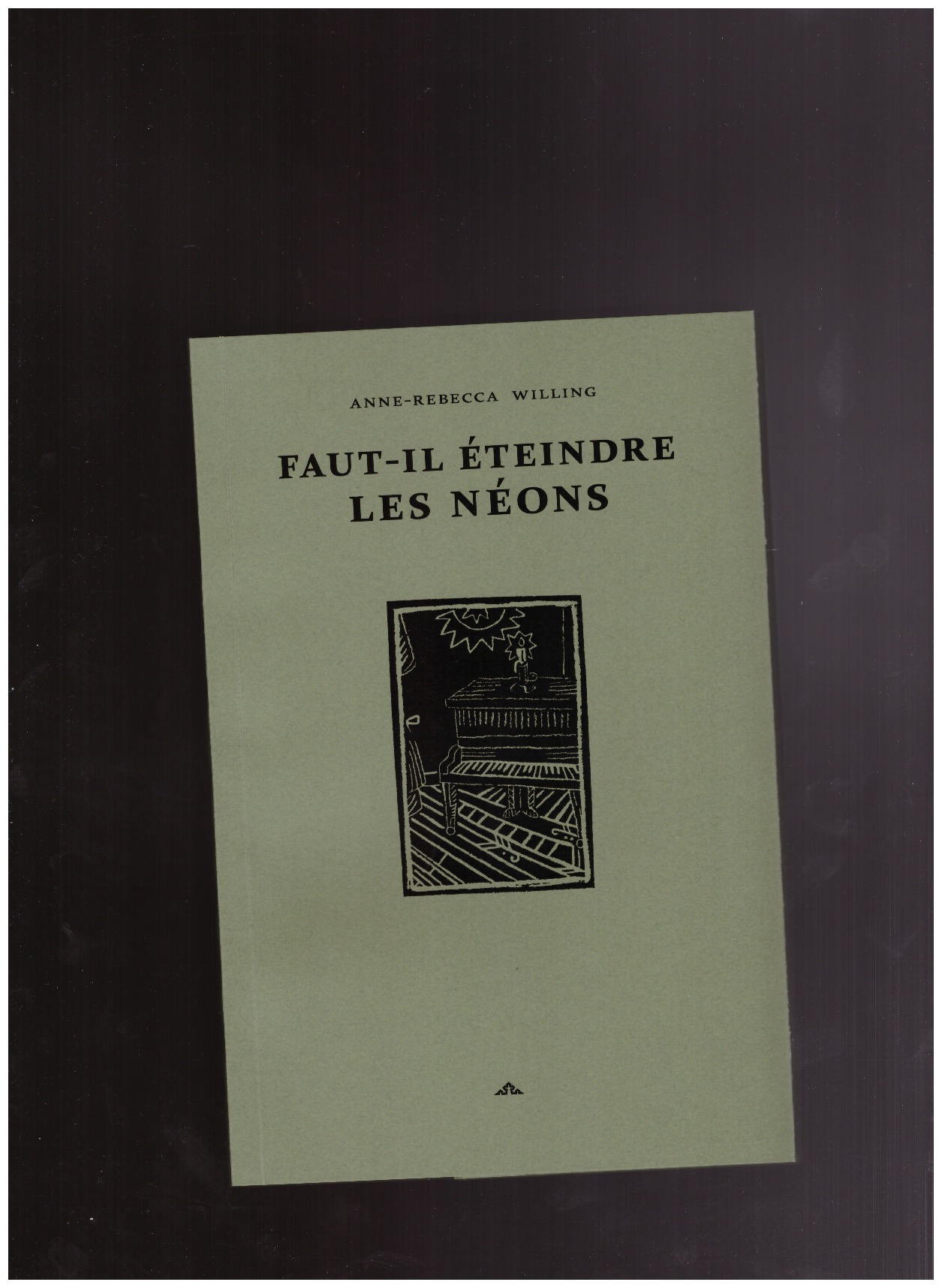 WILLING, Anne-Rebecca - Faut-il éteindre les néons