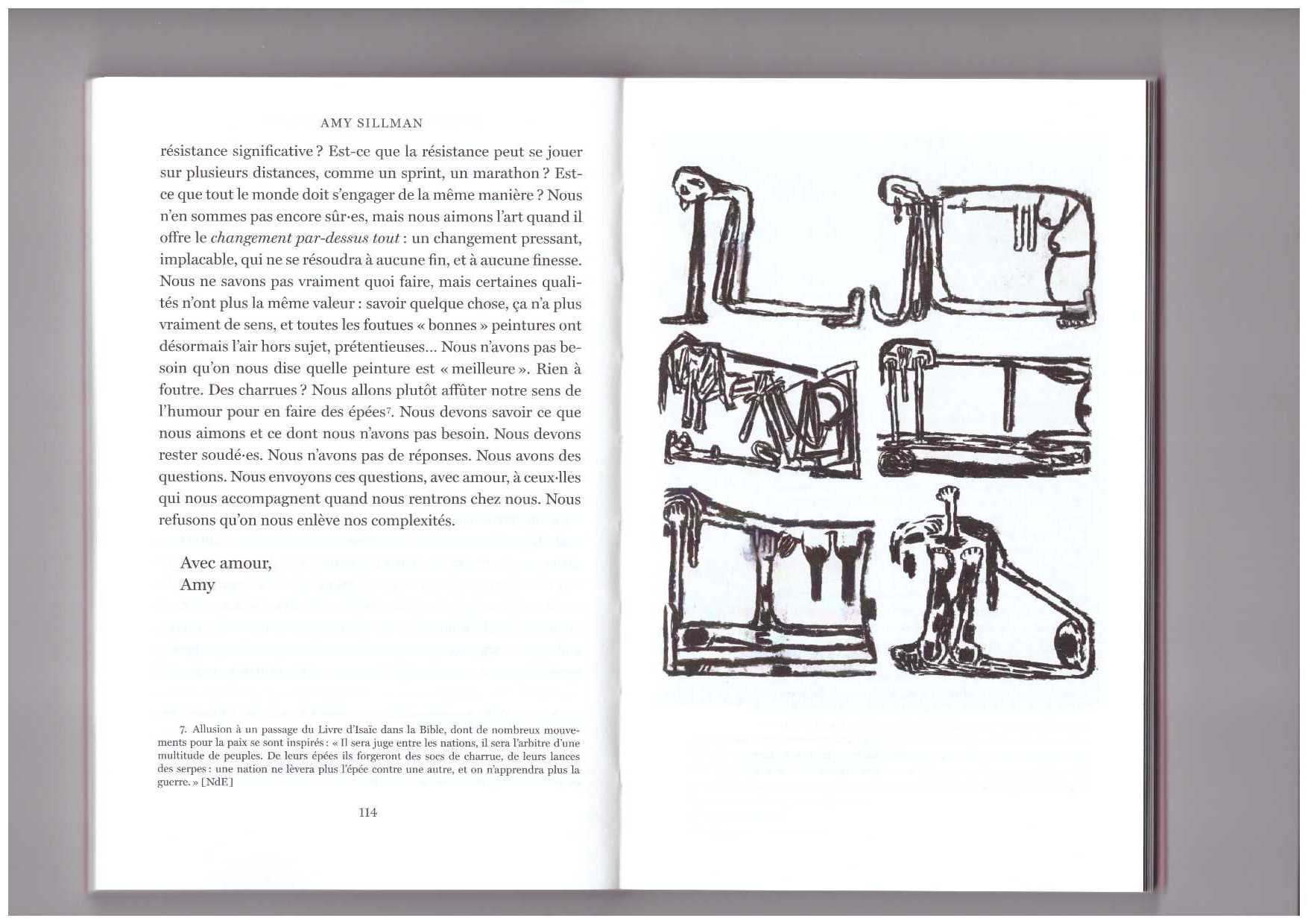 SILLMAN, Amy - Faux Pas. Écrits et Dessins