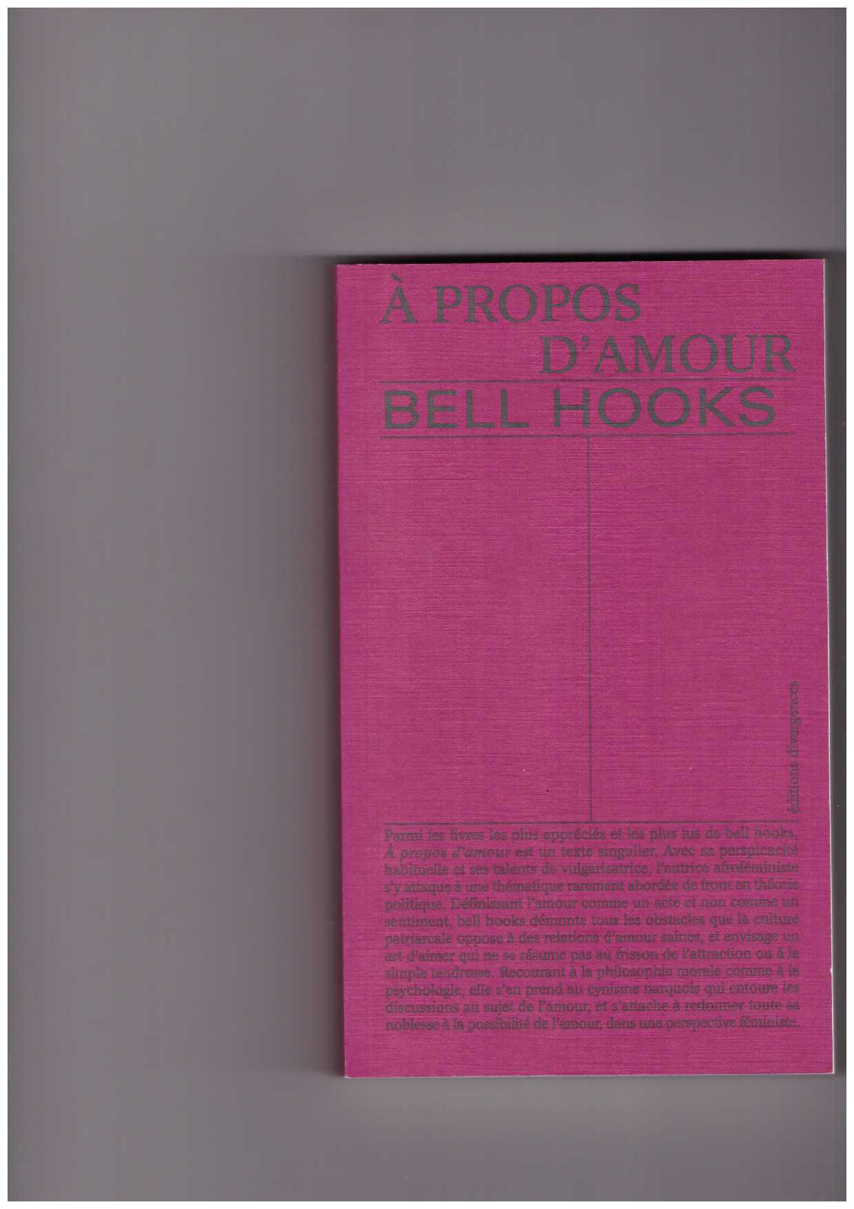 hooks, bell - À propos d’amour