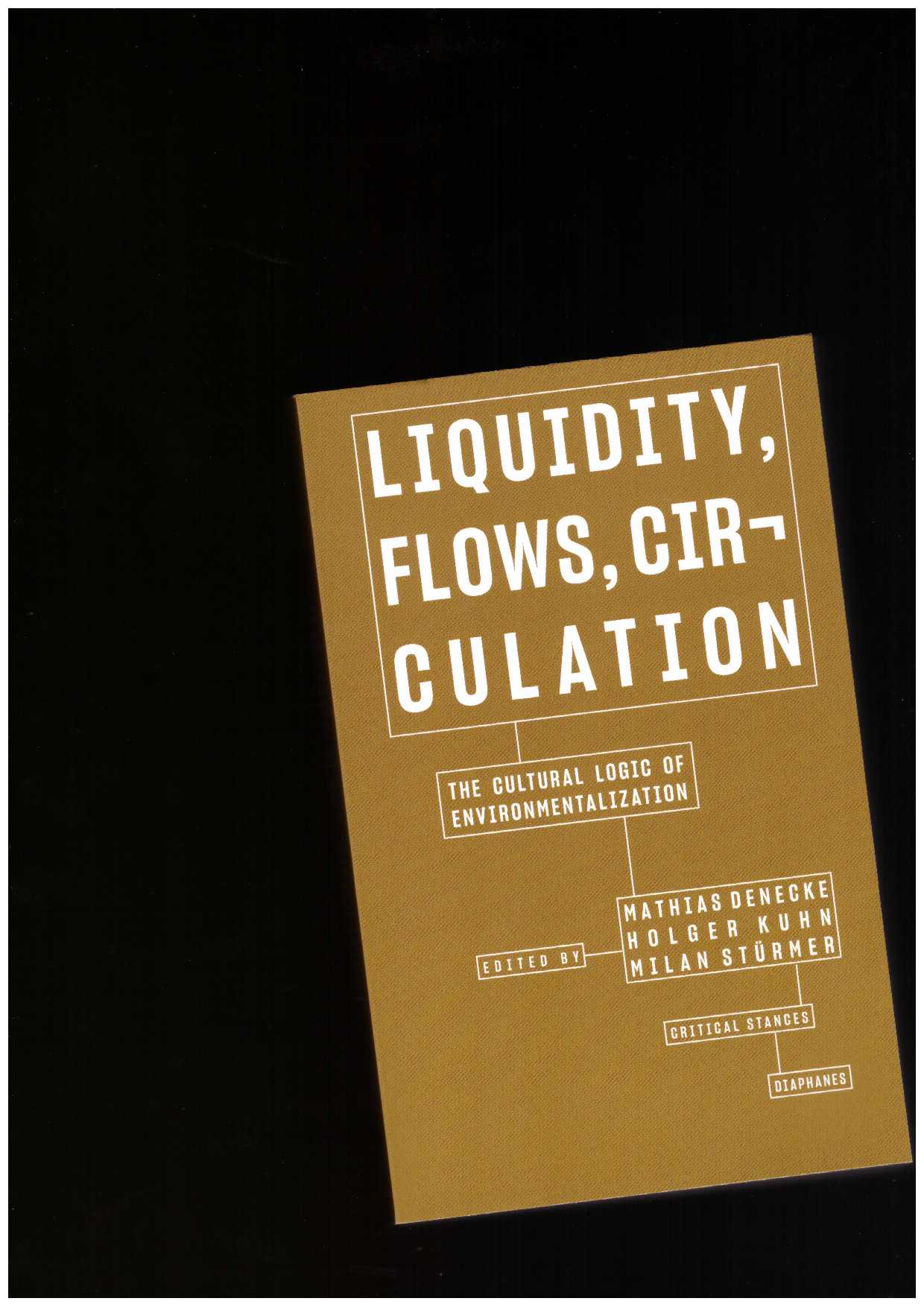 DENECKE, Mathias; KUHN, Holger; STÜRMER, Milan (eds.) - Liquidity, Flows, Circulation – The Cultural Logic of Environmentalization