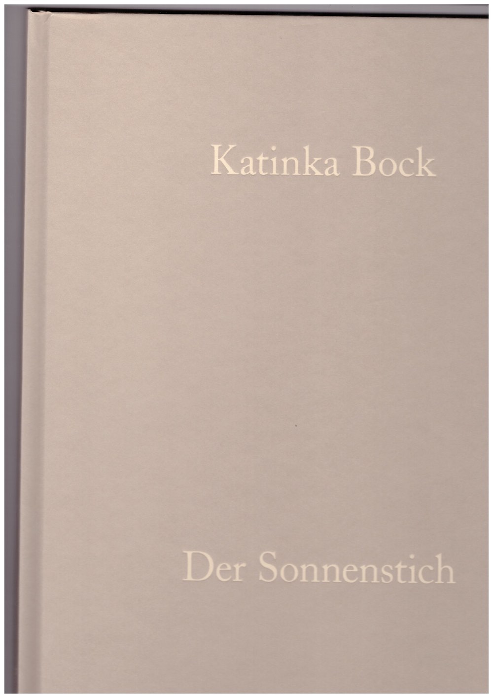 BOCK, Katinka - Der Sonnenstich