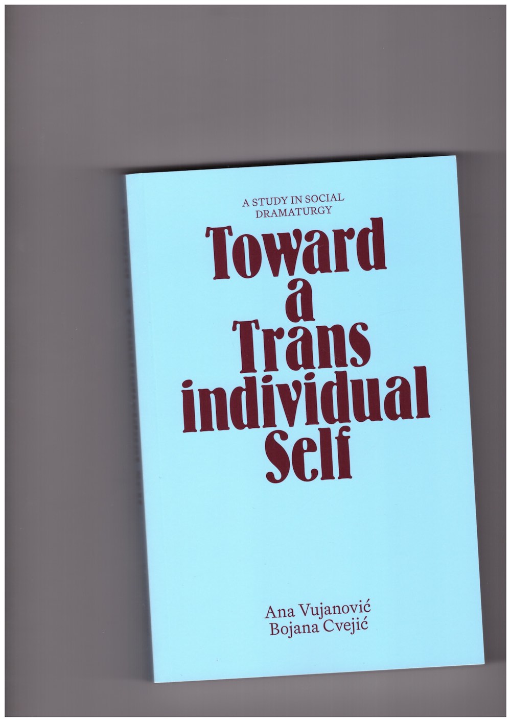 VUJANOVIĆ, Ana; CVEJIĆ, Bojana - Toward a Transindividual Self