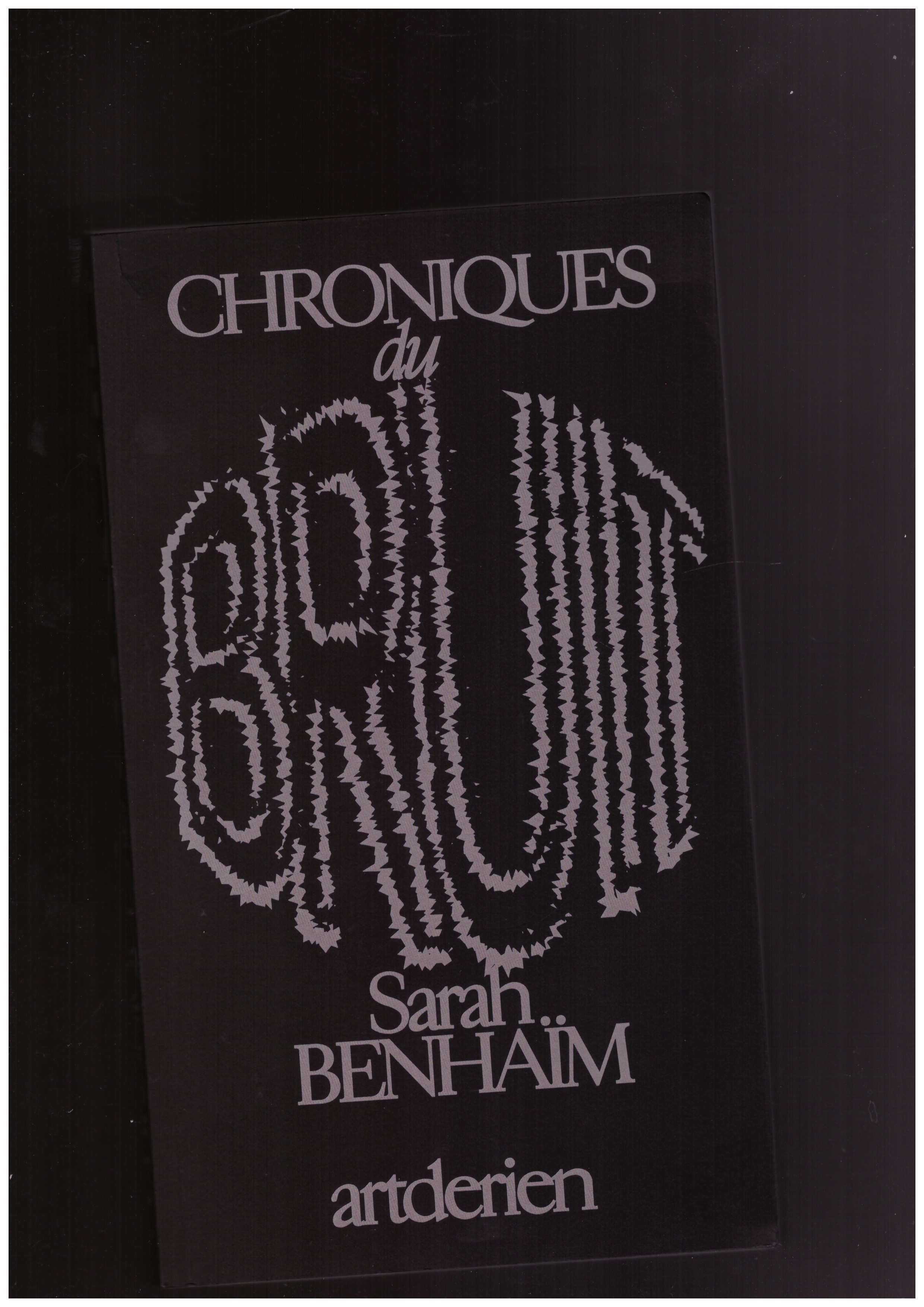 BENHAÏM, Sarah - Chronique du Bruit