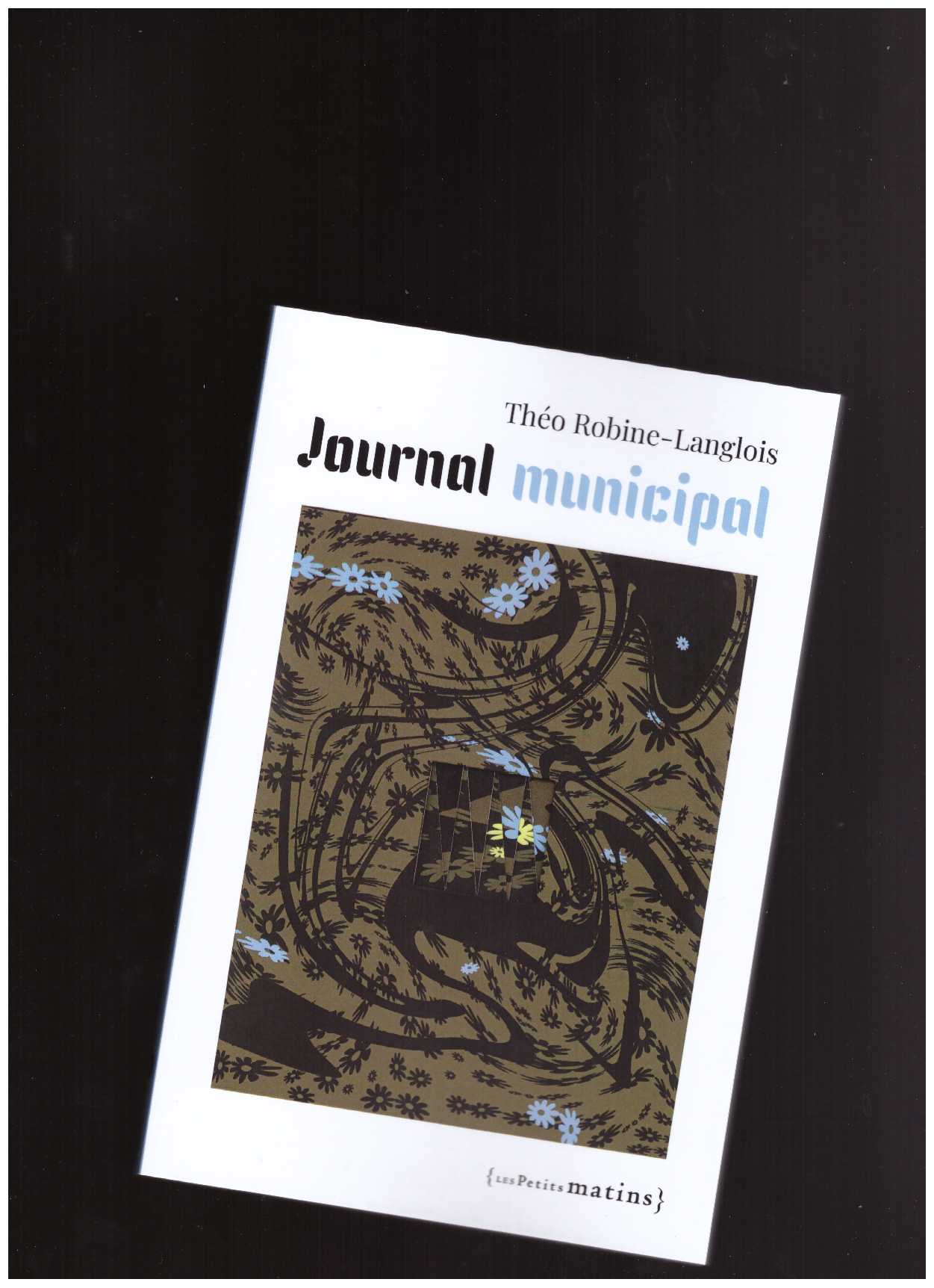 ROBINE-LANGLOIS, Théo - Journal Municipal