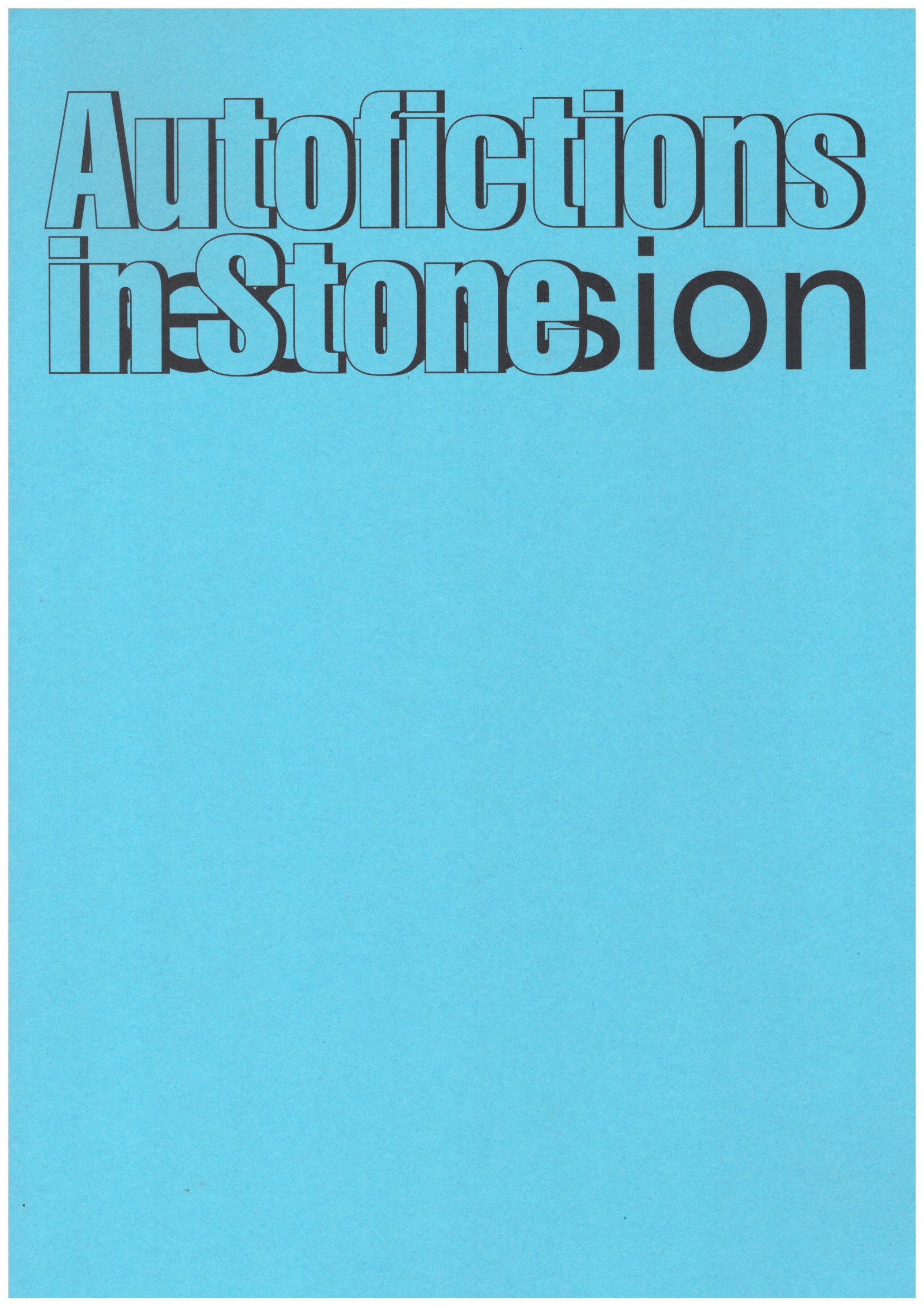 KONRAD, Aglaia; PACHER Jeannette (ed.) - Aglaia Konrad. Autofictions in Stone KONRAD, Aglaia; PACHER Jeannette (ed.) - Aglaia Konrad. Autofictions in Stone
