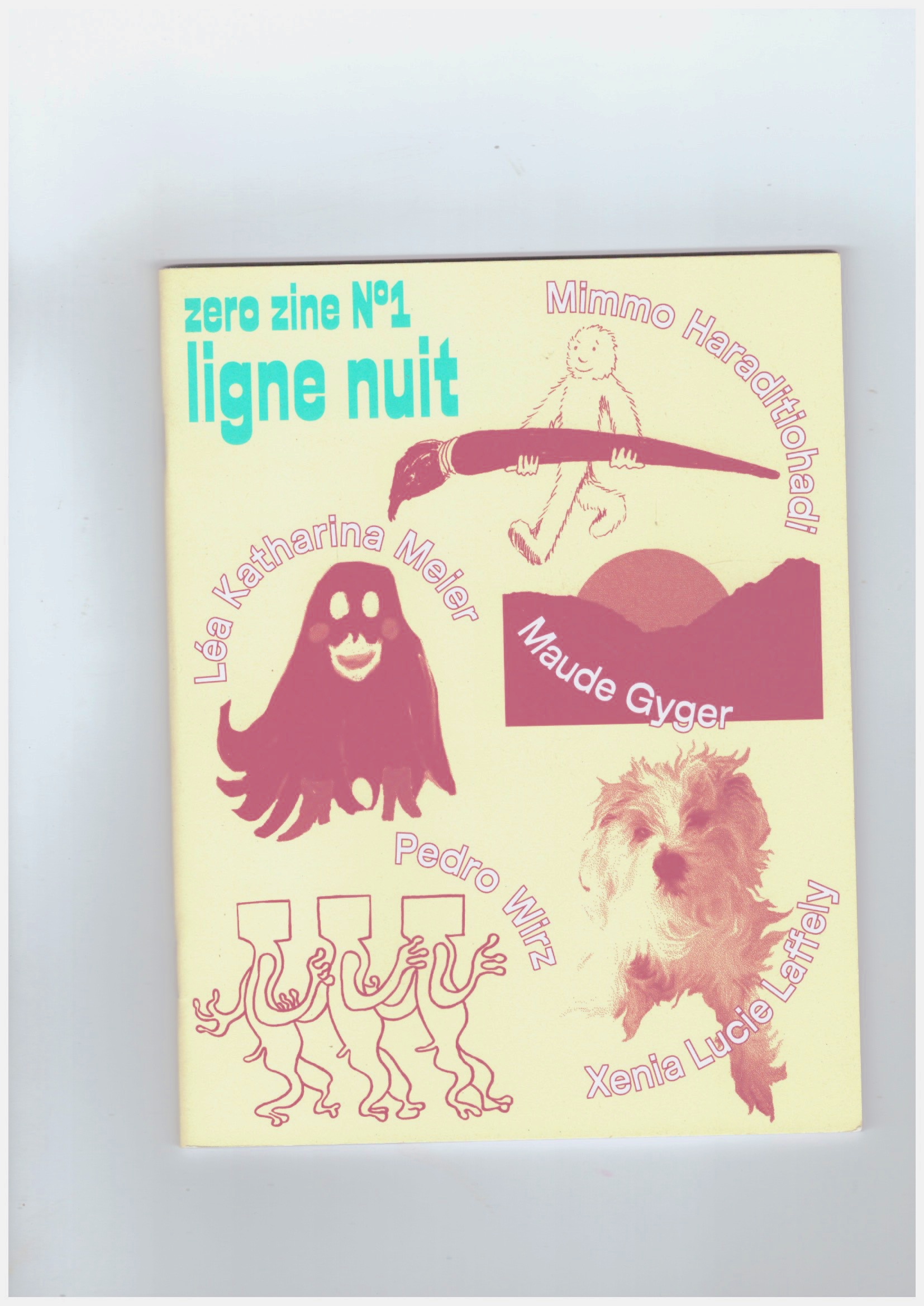 MEIER, Léa Katharina; GYGER, Maude; HARADITIOHADI, Mimmo;  WIRZ Pedro; LAFFELY Xenia Lucie - Zero zine #01 – Ligne Nuit