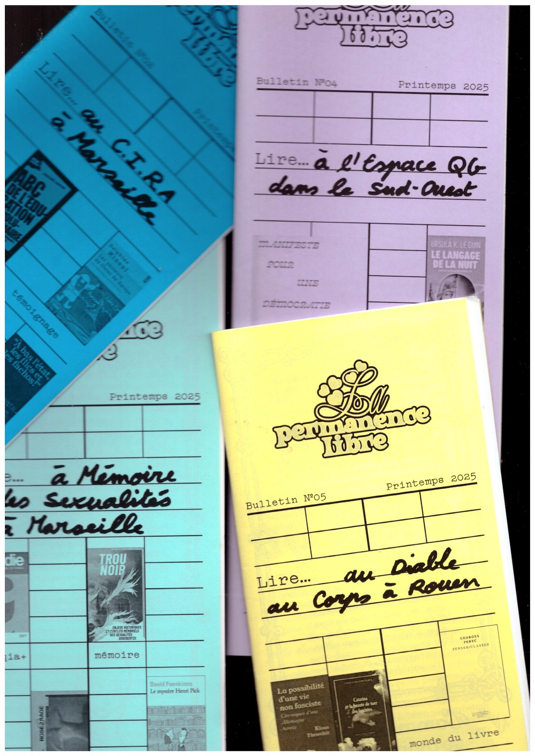 LÆ LESBIBLIX (ed.) - La permanence libre nos. 1-7
