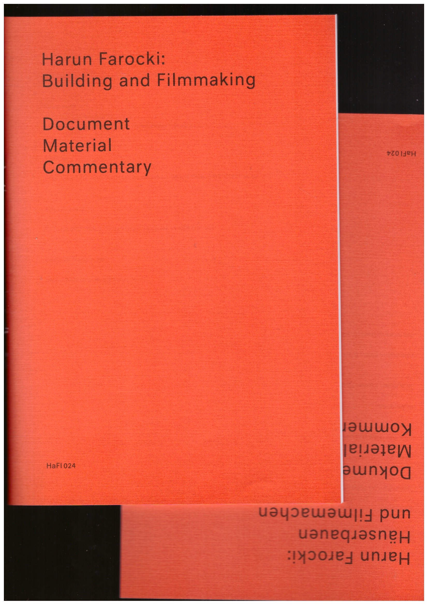 Harun Farocki - HaFI 024 – Harun Farocki: Häuserbauen und Filmemachen / Building and Filmmaking