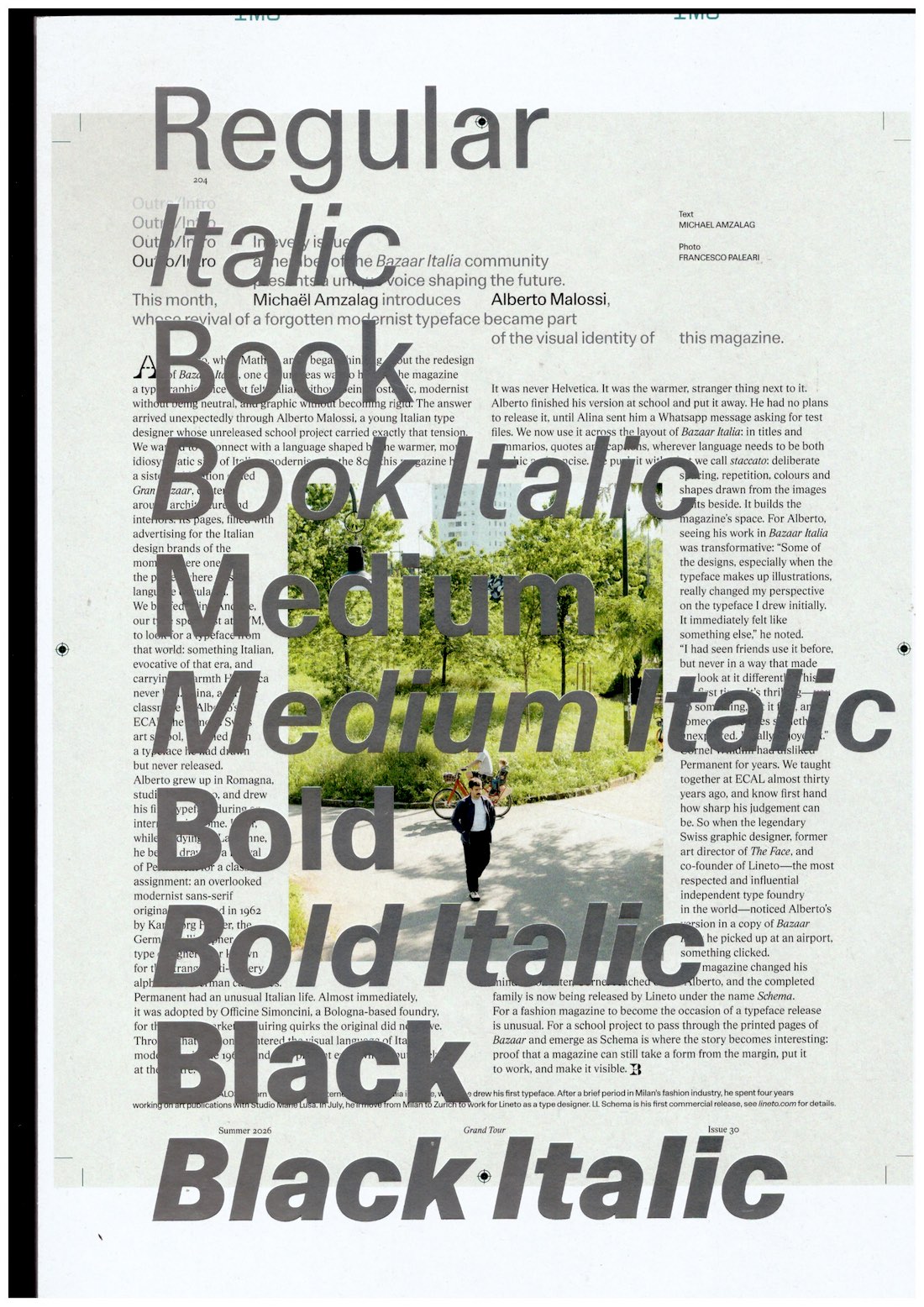 LEBRUN, Olivier - Revue Faire – To look at things #30 bis – Donner corps : le specimen typographique chez Lineto / Types of types: the typographic specimen by Lineto