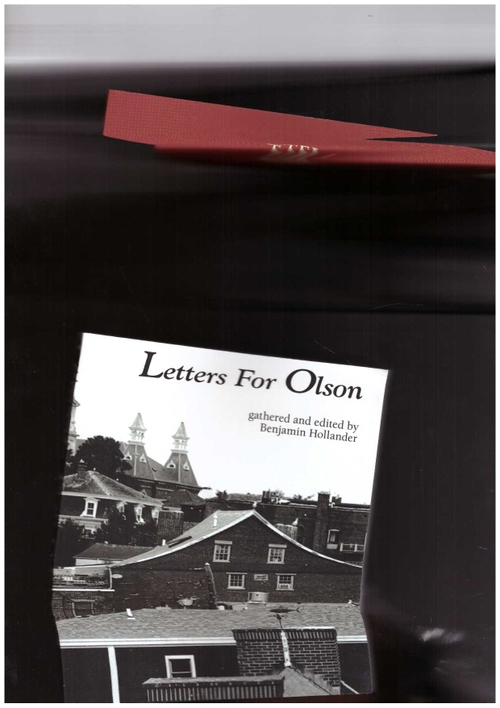 HOLLANDER, Benjamin (ed.) - Letters for Olson (Spuyten Duyvil)