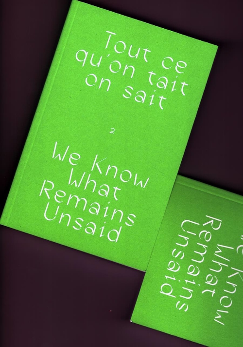 WAGES FOR WAGES AGAINST (eds.) - Wages For Wages Against – Volume 2. Tout ce qu’on tait on sait / We Know What Remains Unsaid (L’Amazone,Privilege)