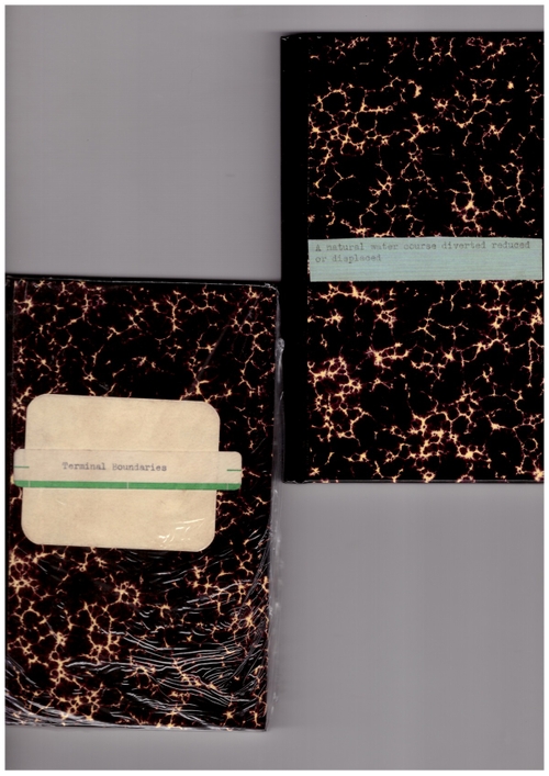 WEINER, Lawrence - Terminal Boundaries / A natural water course diverted reduced or displaced (Primary Information)