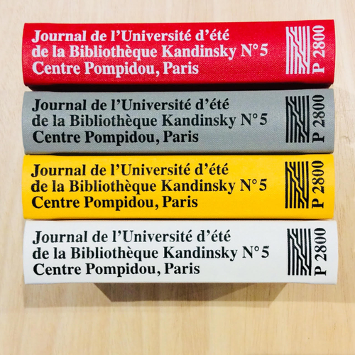 LANCEMENT ! Journal de l’Université d’été de la Bibliothèque Kandinsky N° 5